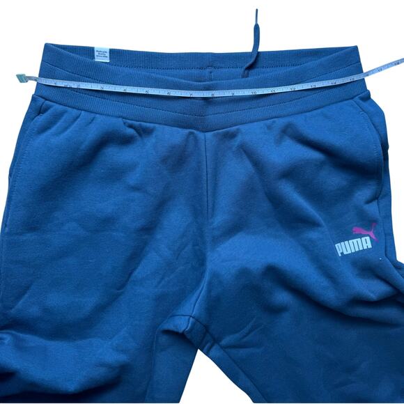 Puma Women's Fleece Sweatpants Essential Logo GRAY SKIES NWT SIZE M - Picture 9 of 9